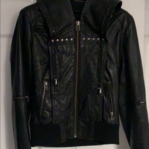 Danier leather bomber *XS